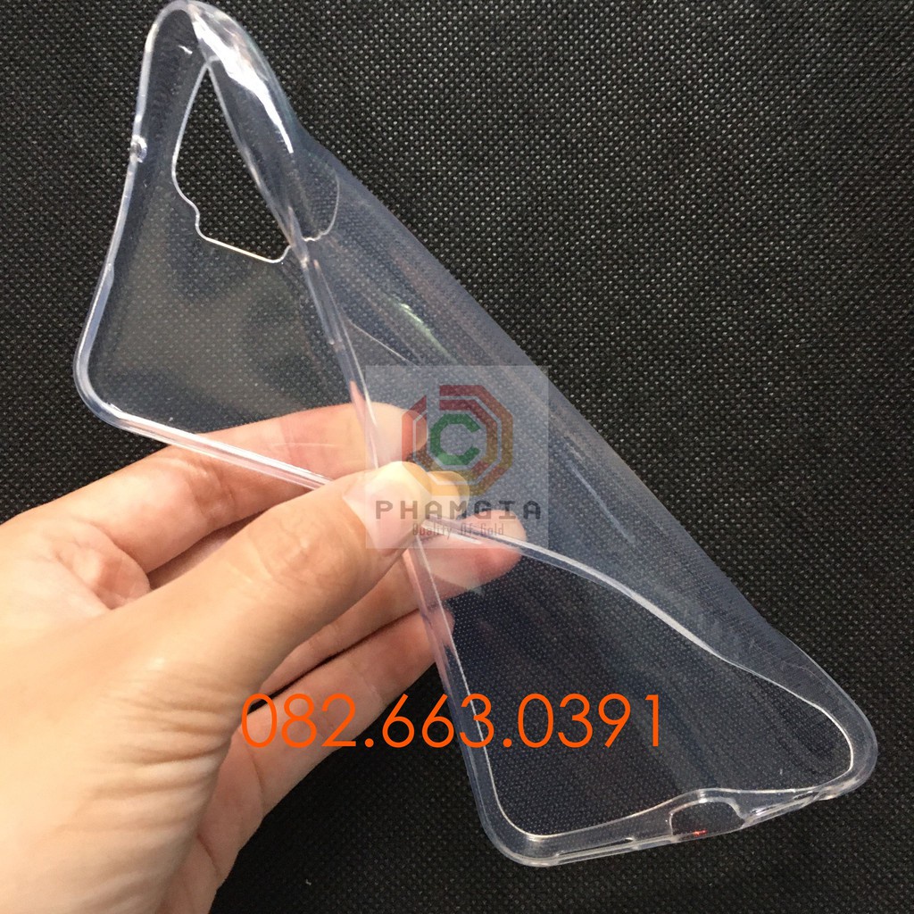 Ốp lưng Oppo A73 dẻo silicon trong suốt, loại cao cấp có viền bảo vệ camera