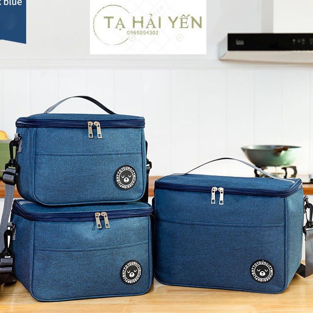 🔥🔥 🔥 Túi giữ nhiệt đựng đồ ăn GẤU BAGS cao cấp, 2 ngăn, có quai đeo, 3 lớp cách nhiệt, khoá kéo kép, túi đựng cơm cỡ lớn | BigBuy360 - bigbuy360.vn