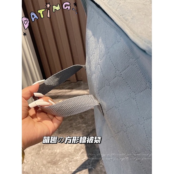 Túi Vải Đựng Quần Áo Chống Thấm, Chống Ẩm Siêu Lớn Hình Cực Dễ Thương Có Thể Gấp Gọn 100L