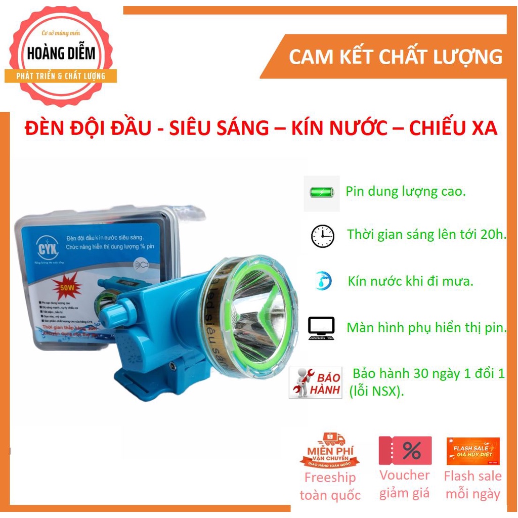 Đèn pin đội đầu T29 cao cấp chính hãng ⚡ BẢO HÀNH 1 ĐỔI 1 ⚡ kín nước - siêu sáng - chiếu xa - thời gian sáng 20h.