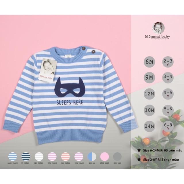 Áo len lông cừu bé trai/ bé gái (3y-9y)