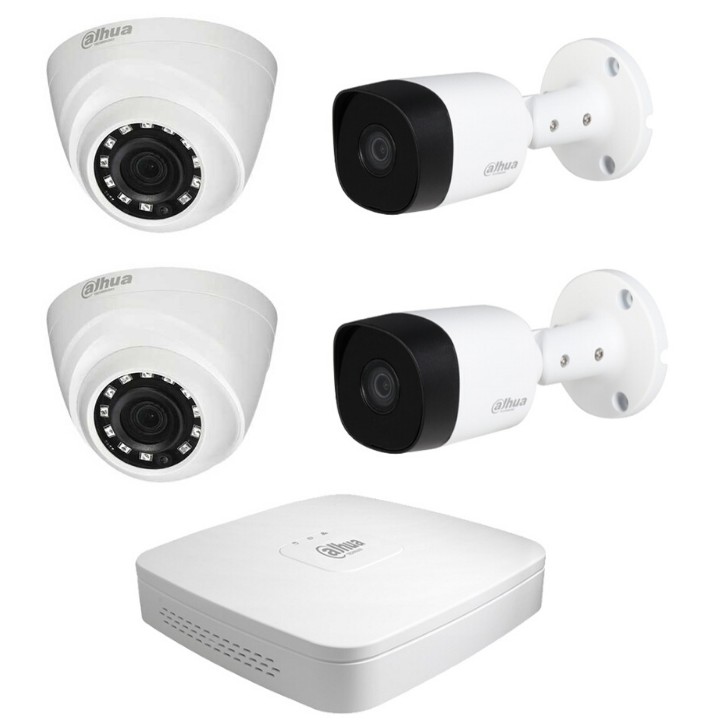 Trọn Bộ 4 Camera Quan Sát DAHUA 4.0 megapixel