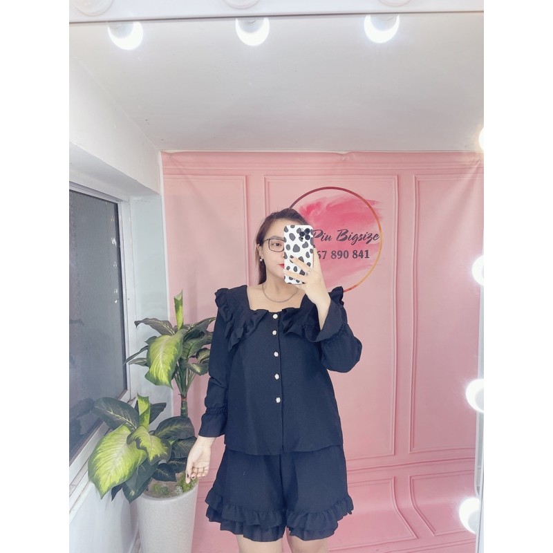 Set bigsize tiểu thư kèm hình thật ( có size)❤️