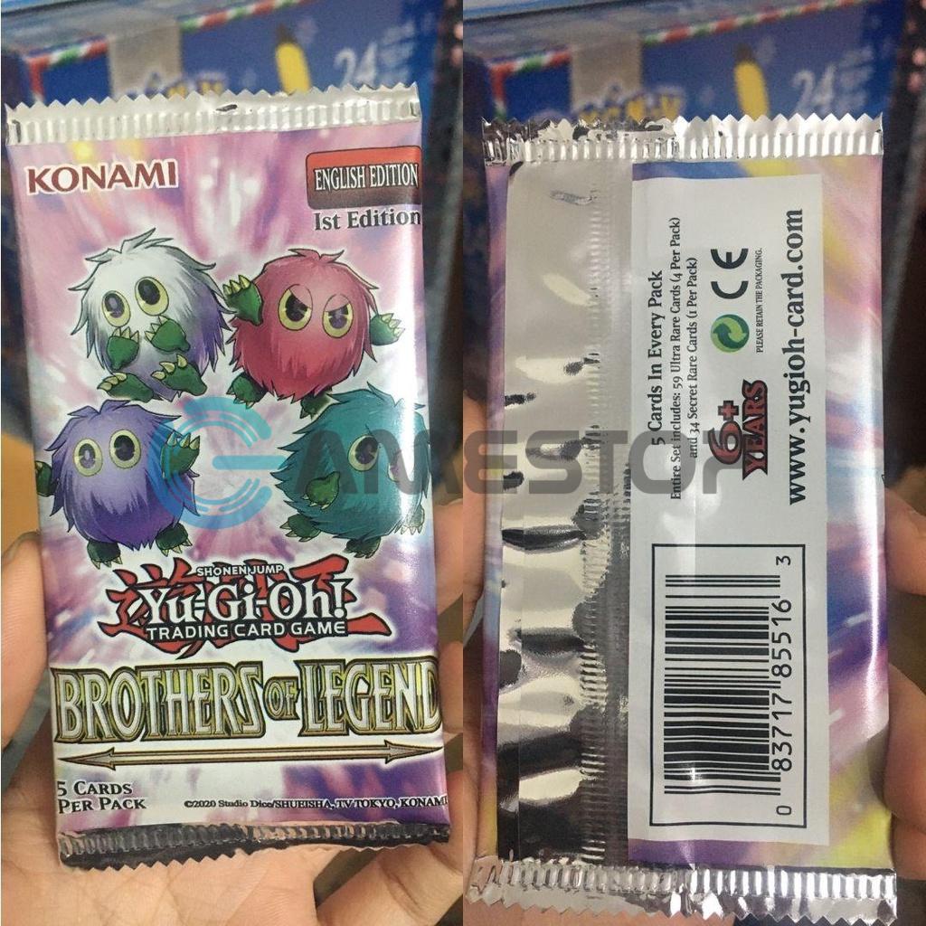 Bài YuGiOh TCG Brothers of Legend Booster Pack Build Deck phiên bản tiếng Anh YGTCGBP01