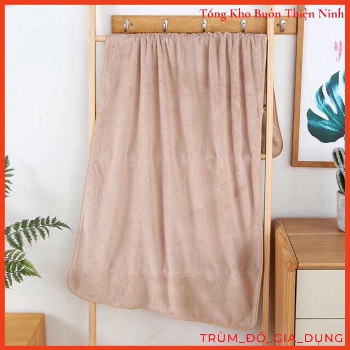 Khăn bông tắm xuất Hàn cao cấp bông mềm cực thích 70x140 cm