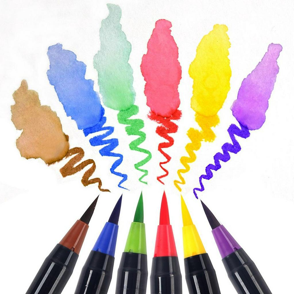 Bút lông màu nước cao cấp  Water Color Brush Pen, Bộ 20 bút nước  (Tặng 1 cọ Water Brush ) - Chính Hãng - Vinbuy