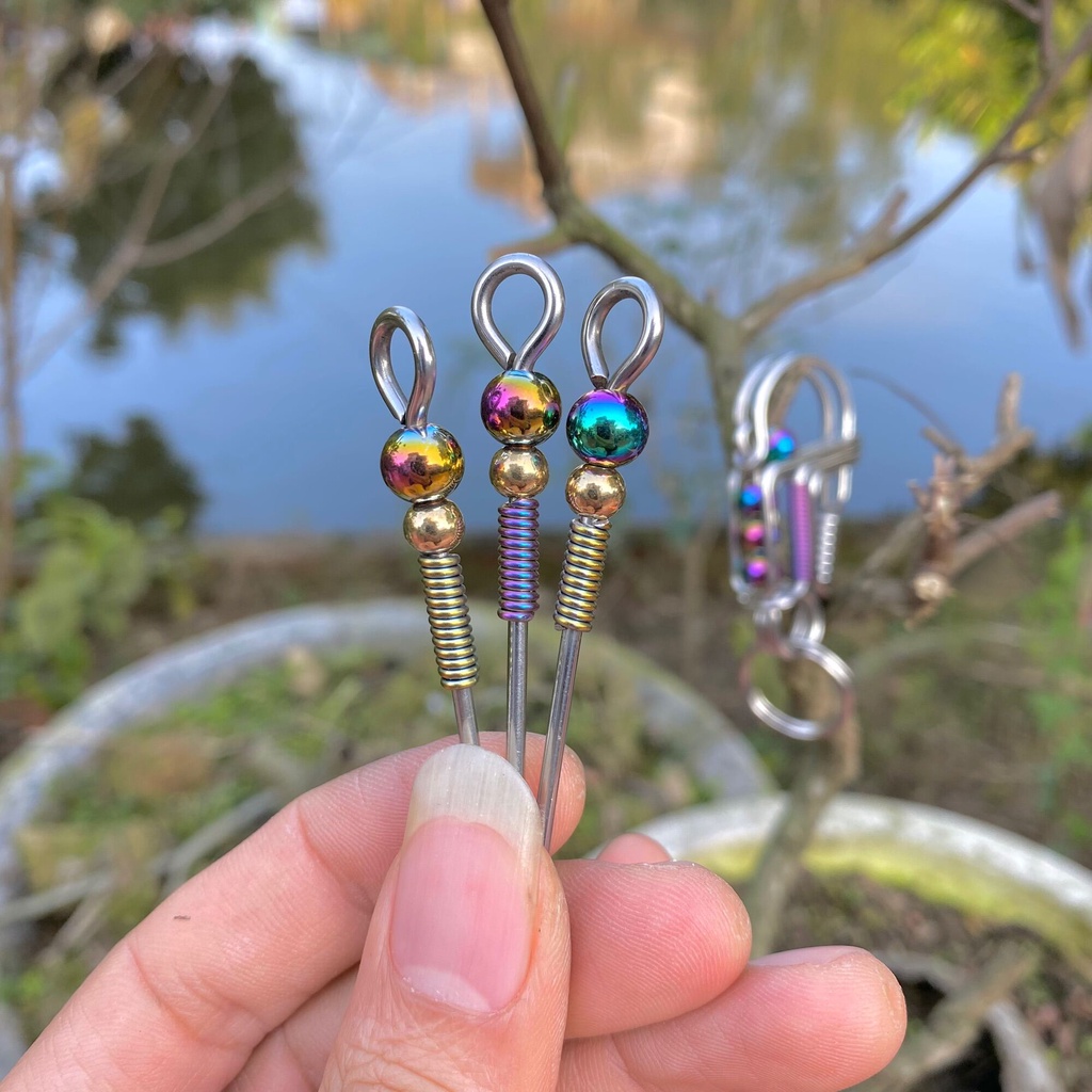 Móc ráy tai đã lên màu titan cực chất EDC simple