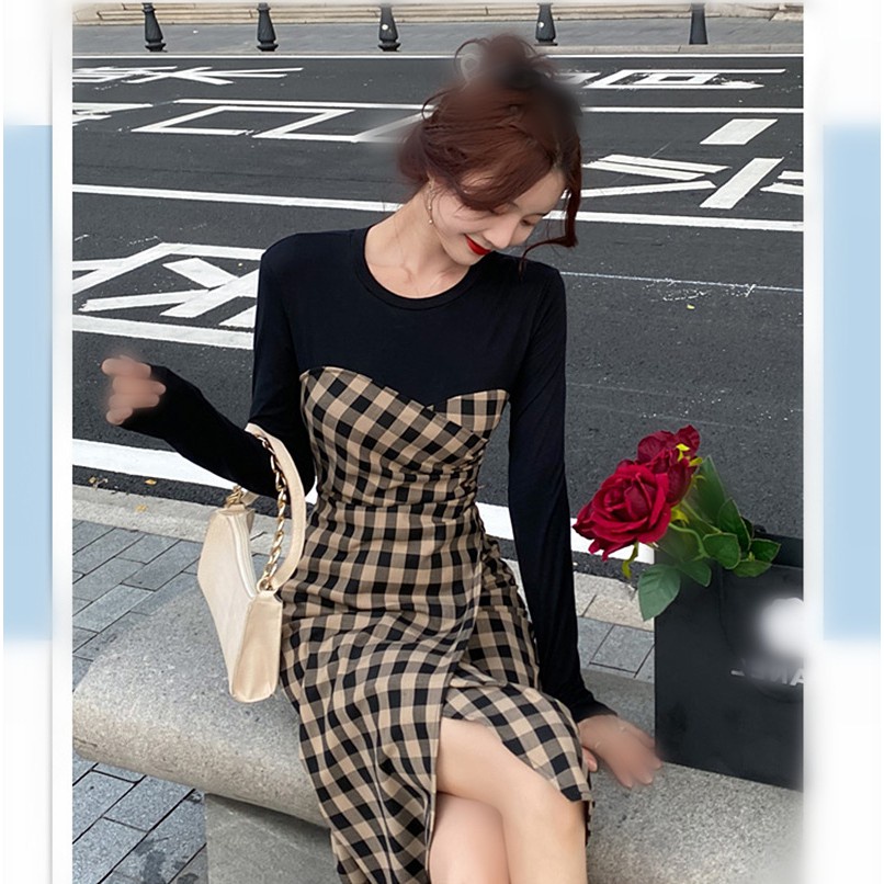 Đầm Maxi Tay Dài Dáng Chữ A Plus Size Cho Nữ