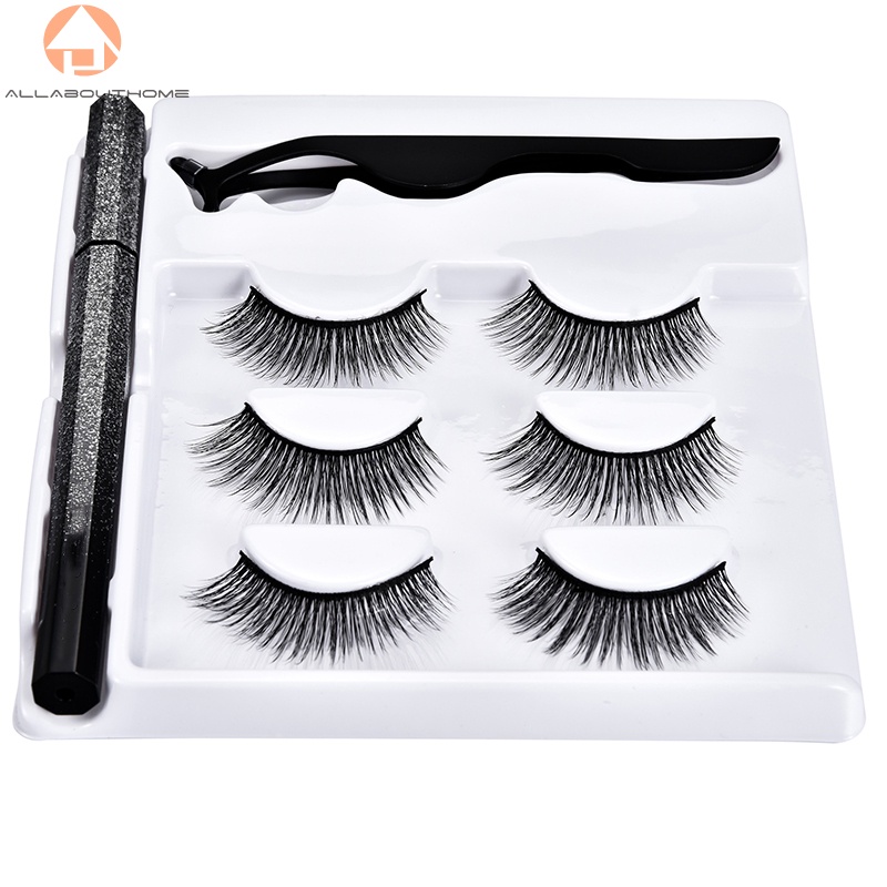 Set 3 cặp miếng dán lông mi chống nước lâu trôi tự dính có thể tái sử dụng cho nữ
 | BigBuy360 - bigbuy360.vn