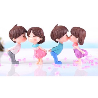 CẶP ĐÔI HÔN NHAU KISS TRANG TRÍ TIỂU CẢNH - QUÀ TẶNG