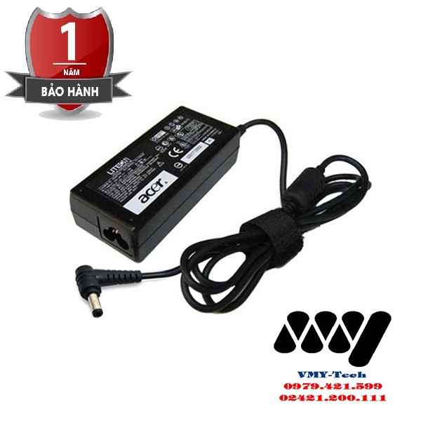 Sạc Laptop Acer Mini 19v 2.1A Chân Nhỏ - Adapter Kèm dây nguồn - NEW