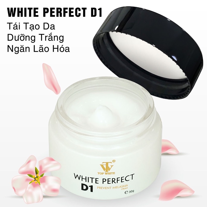 Kem D1 Giúp TÁI TẠO DA,DƯỠNG TRẮNG,NGĂN NGỪA LÃO HOÁ.Thương hiệu Top White hàng chuẩn