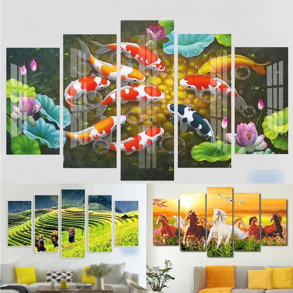 Tranh Treo Tường Laminate Cao Cấp , Tranh Treo Tường Decor Trang Trí Phòng Khách.