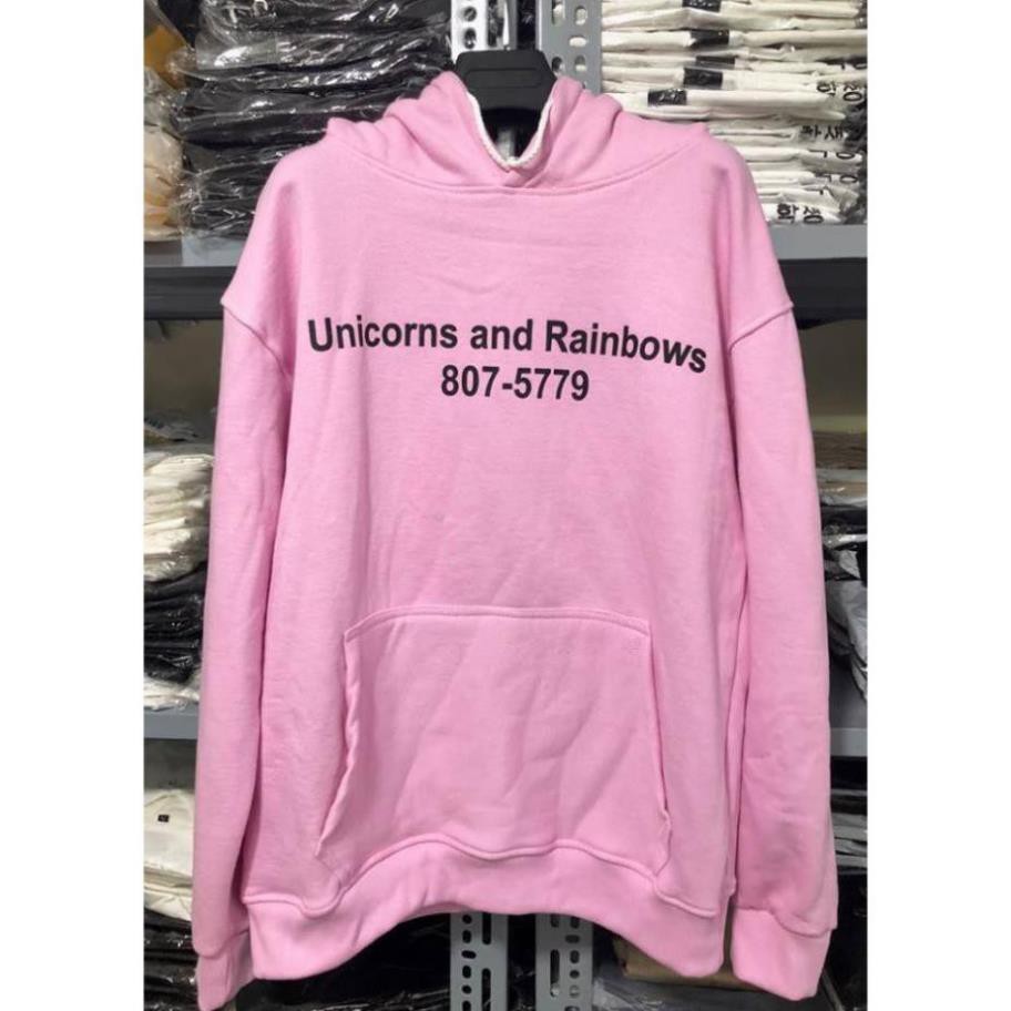 Áo HOODIE Hồng Kì Lân Unicorns Unisex