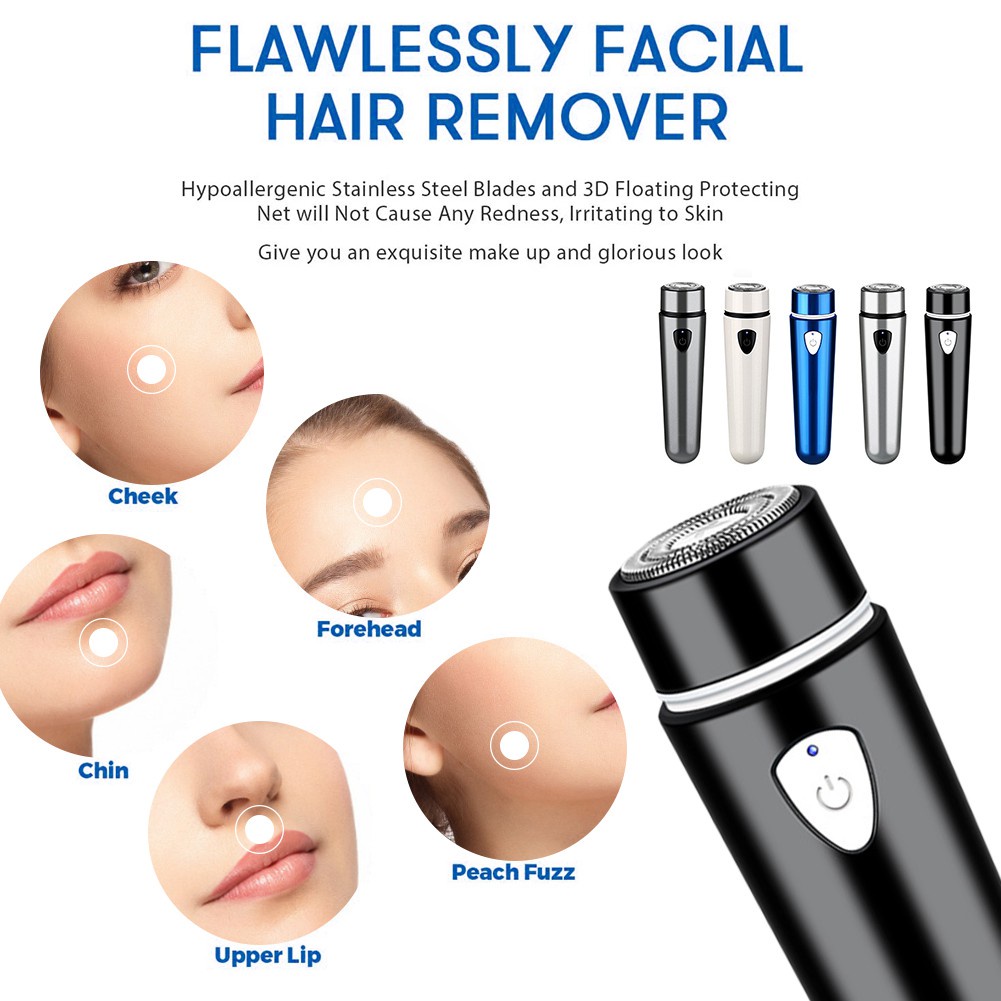 Máy cạo râu mini Feihong cạo lông unisex đa năng cạo sạch cạo nhanh gọn tiết kiệm pin