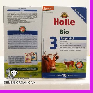 Sữa bò hữu cơ Holle số 3 cho bé (600g)