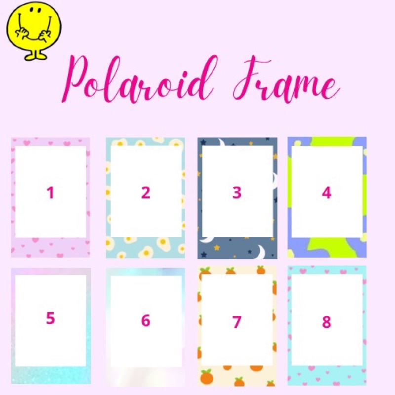 In ảnh Polaroid thiết kế sẵn theo yêu cầu