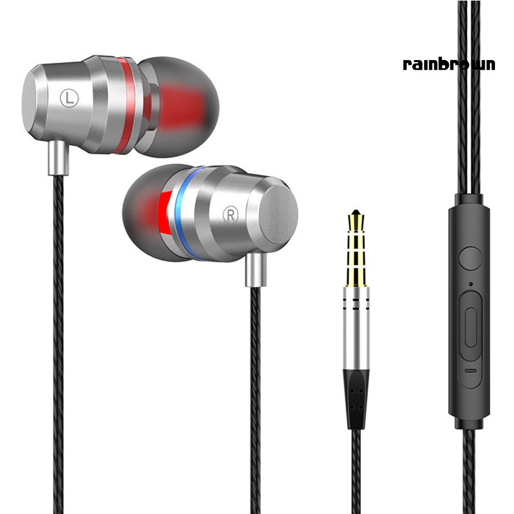 Tai Nghe Nhét Tai Jack 3.5mm Bass Trầm Có Micro Tiện Dụng