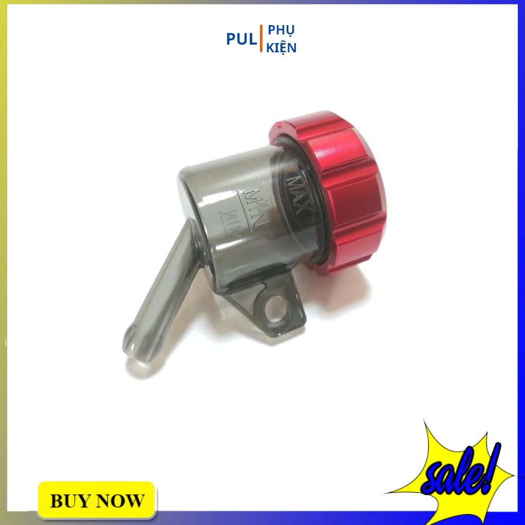 Bình dầu thắng xám khói nắp nhôm cnc cao cấp cho Exciter Winner V1 Winner X...