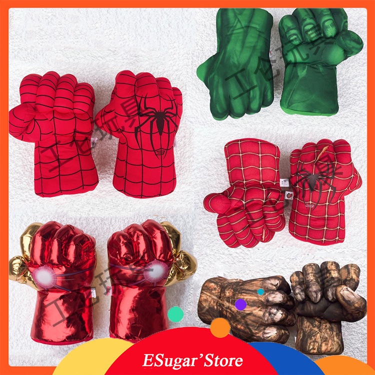 Set 2 Găng Tay Nhân Vật Siêu Anh Hùng Cho Bé