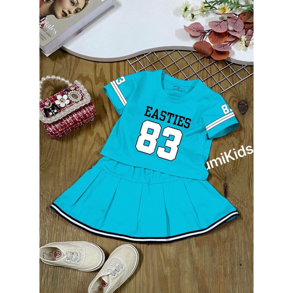 Set Bé Gái Thể Thao Áo thun và chân váy  in số 83 - Trang 25 Kids -k159
