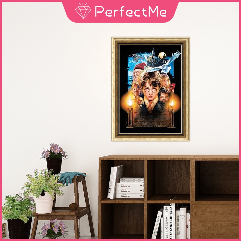 Bộ Tranh Đính Đá Tự Làm 30x40cm Hình Phong Cảnh Trang Trí Nhà Cửa