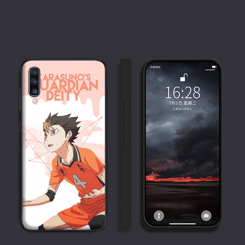 Ốp điện thoại dẻo họa tiết hoạt hình Haikyuu Hinata attacks cho SAMSUNG J4 Core 2018 J6 Plus J7 Duo J8 2018 J2 J5 J7 Prime