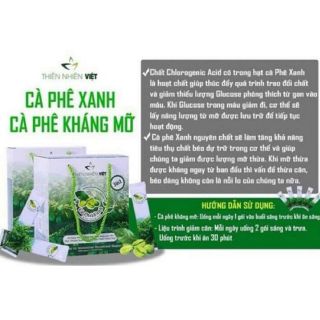 CÀ PHÊ XANH KHÁNG MỠ