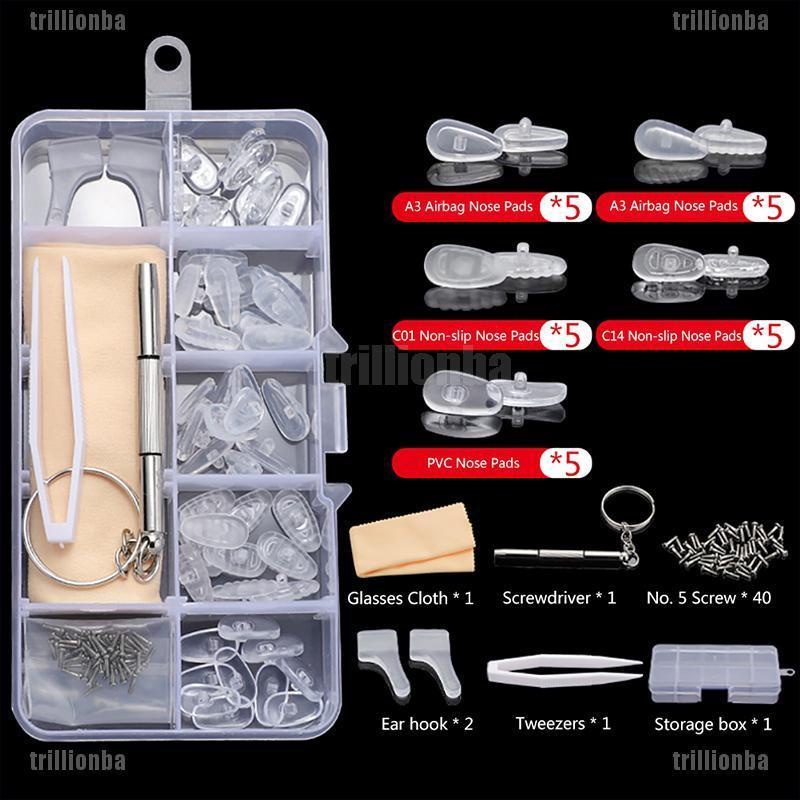 Miếng đệm mũi bằng silicone dùng sửa chữa mắt kính tiện dụng