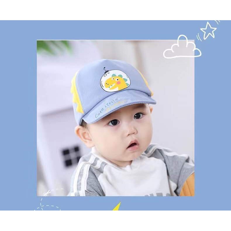 Mũ Lưỡi Trai Khủng Long Cute Dino Cho Bé Yêu (0-24 tháng)