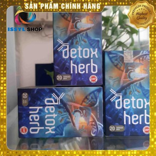 Viên uống detoxherb - diệt ký sinh trùng nâng cao đề kháng thanh nhiệt mát gan - chính hãng hộp 20 viên