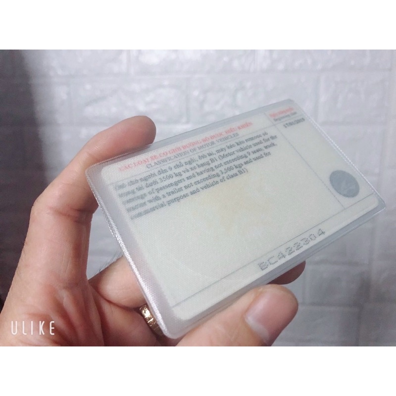 TÚI NHỰA ĐỰNG BẢO VỆ THẺ ATM, CĂN CƯỚC CÔNG DÂN, CARD VISIT, BẰNG LÁI XE, THẺ SINH VIÊN, THẺ NHÂN VIÊN