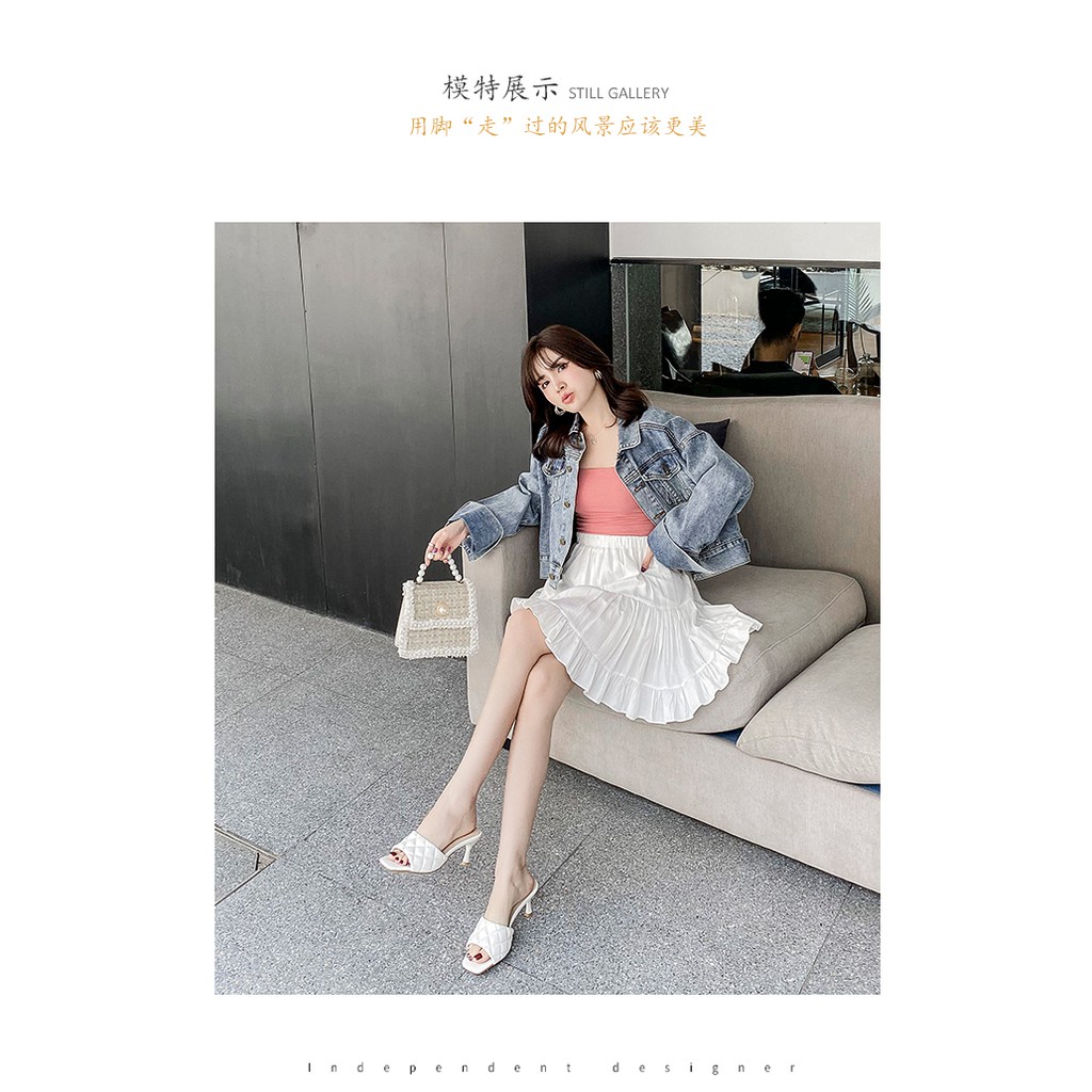 Guốc nữ quai ngang chất da đẹp (B4)