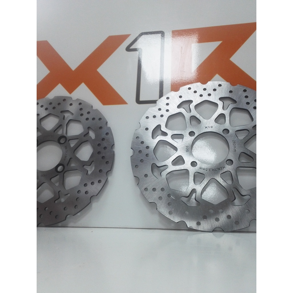 Đĩa thắng phanh xe X1r size 290mm gắn Raider Satria “ như zin “ chính hãng " 4 lỗ óc "