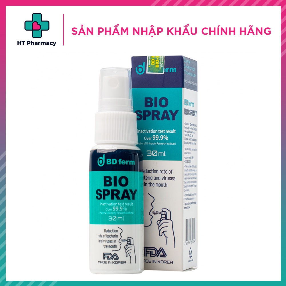 Xịt Họng Sinh Học BD Ferm Bio Spray 30ml Hàn Quốc