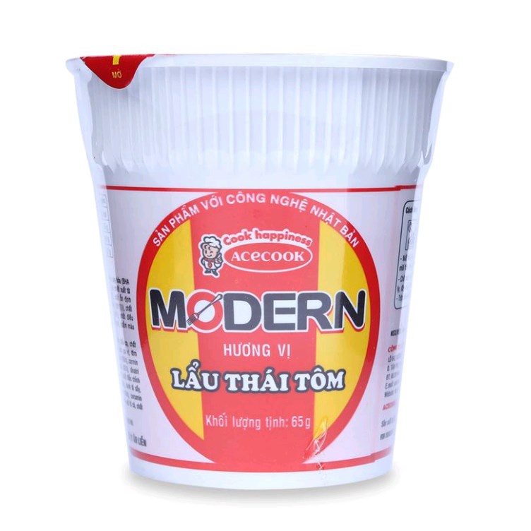 1 ly Mì Modern lẩu Thái tôm ly 65gr