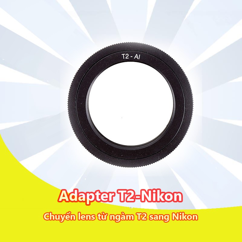 T2-AI Mount adapter chuyển lens ngàm T2 sang body Nikon ( T2-NIKON AI )