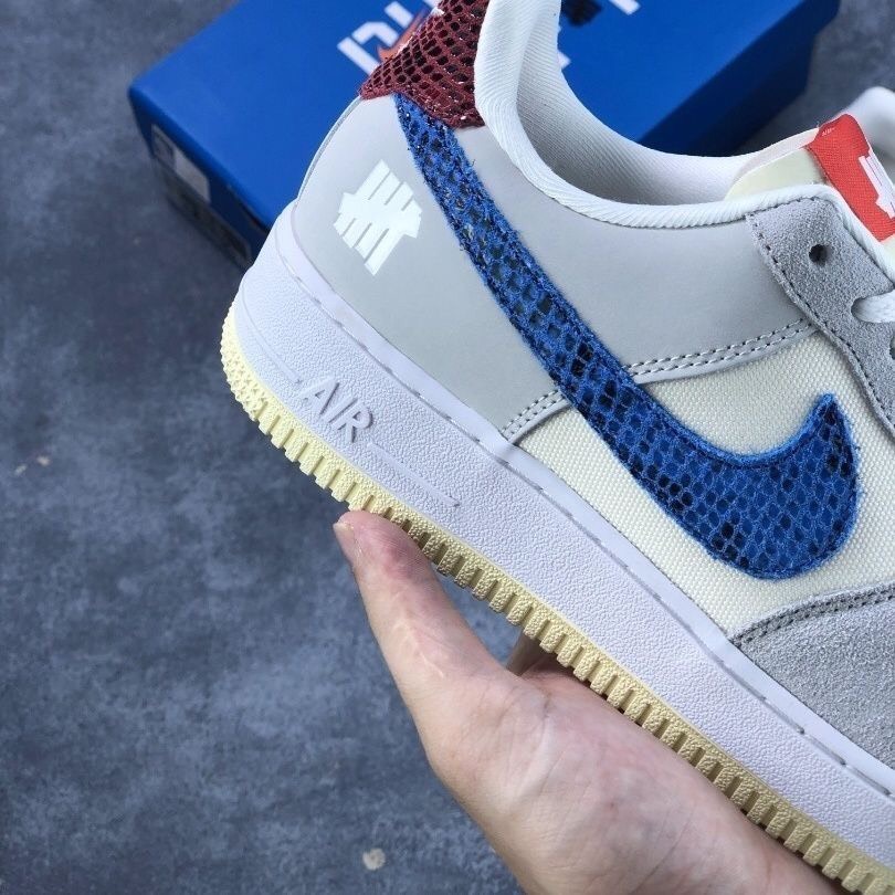 Giày sneaker AF1 Dunk Vệt Xanh, Giày Air force 1 low SP undefeated 5 on it dunk Hàng cao cấp Full Box Bill