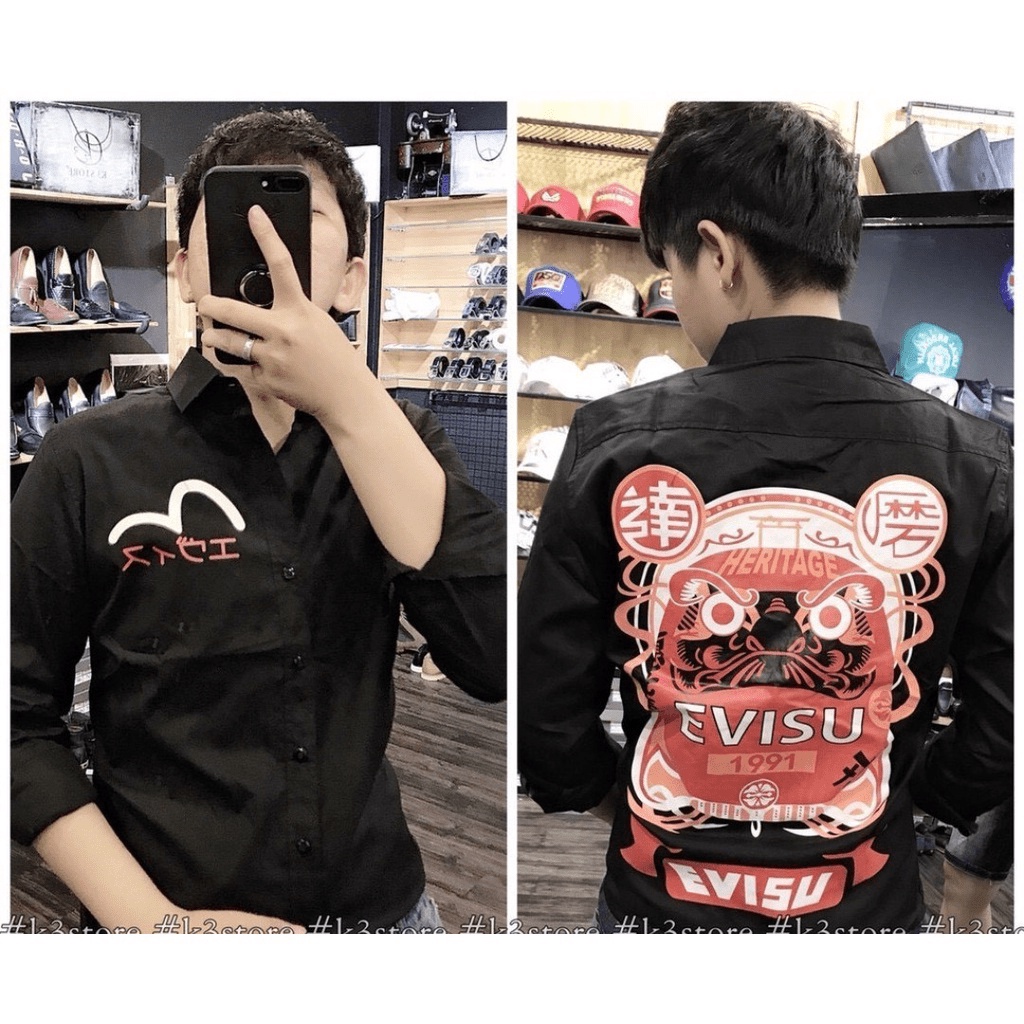 Áo sơ mi nam nữ HOTTREND vải lụa nến không nhăn họa tiết cực đẹp cho các ae MIDU FASHION