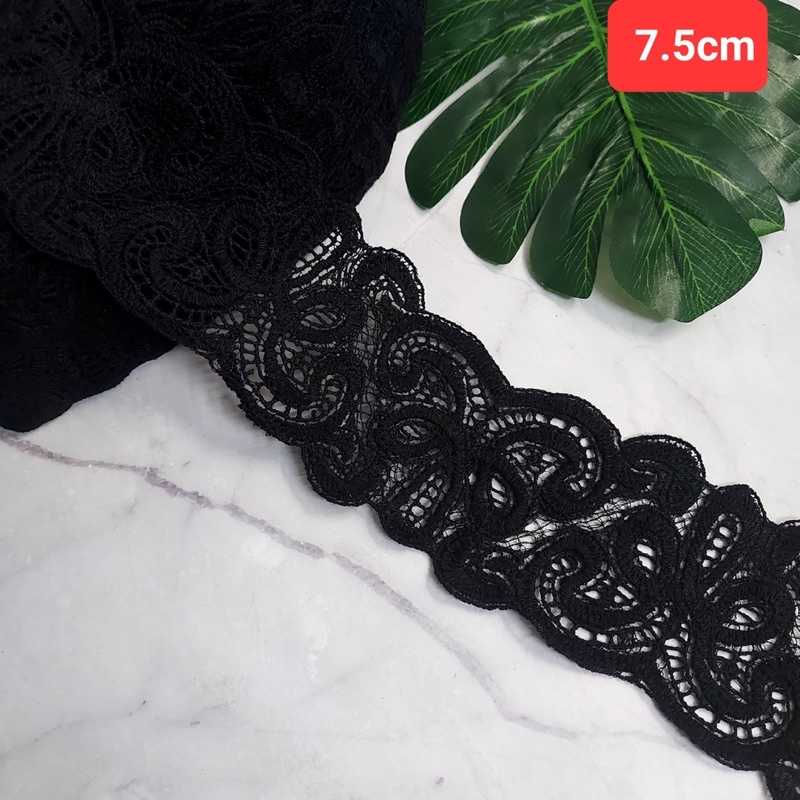 Ren trang trí , màu đen , size 3cm đến 9cm