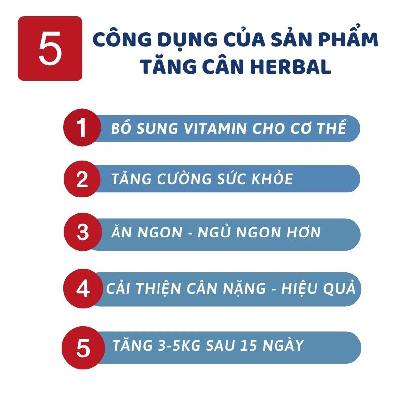 Trà tăng cân herbal be bealive hỗ trợ thảo mộc tăng cân cho người gầy hiệu - ảnh sản phẩm 2