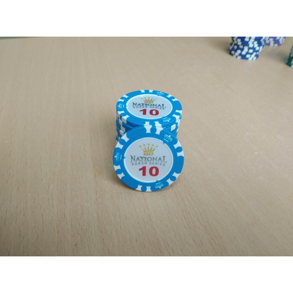 Chip/ Phỉnh National Poker Series cao cấp NoBrand