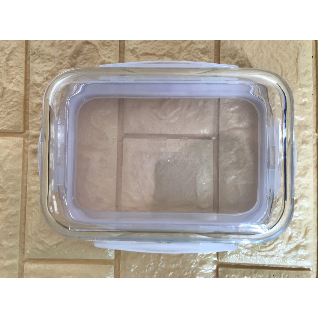 Hộp Thủy Tinh Chữ Nhật Lock&Lock LLG428 630ml
