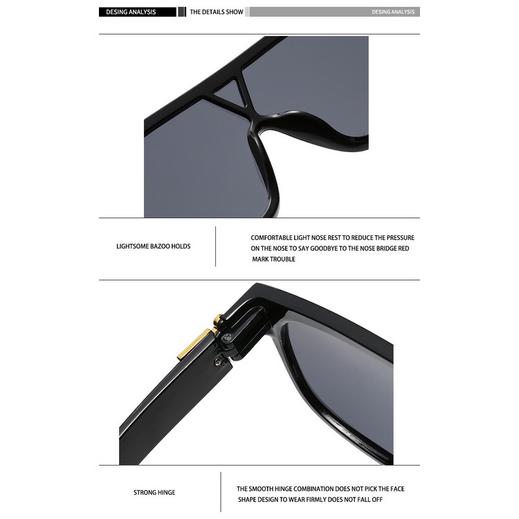 Kính râm gọng vuông thời trang 2021