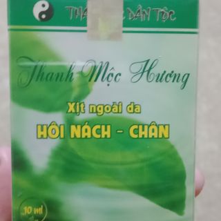 Hôi nách. Hôi chân nam. Nữ. Thanh mộc hương