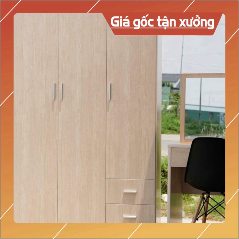 [Chỉ ship HN] Tủ quần áo nhựa Đài Loan Cao Cấp 3 cánh kích thước 185*125cm đẹp và hạt rẻ