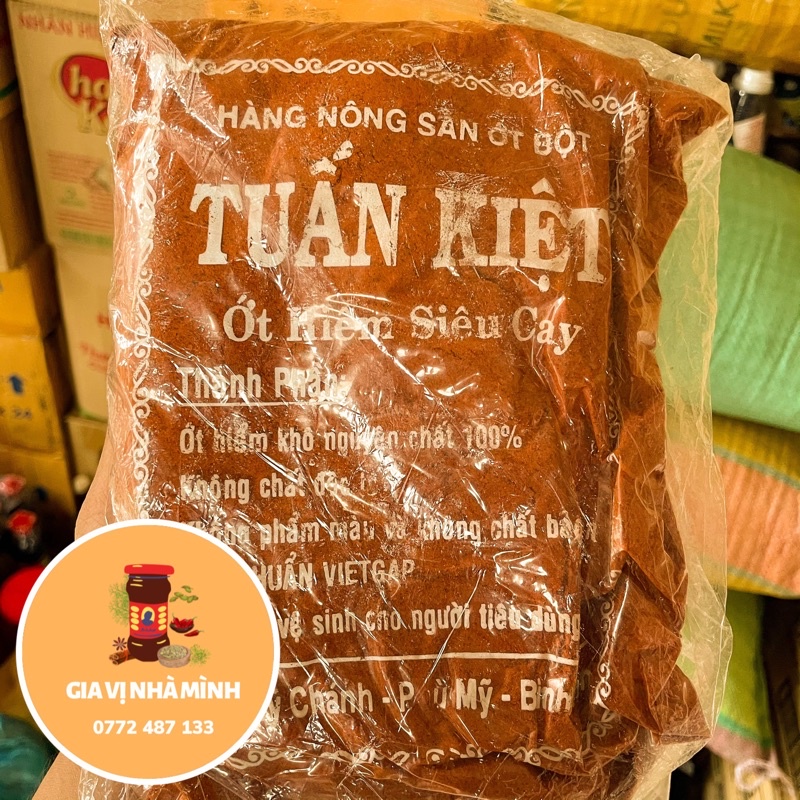 BỘT ỚT XAY NHIỄN TUẤN KIỆT 500GR