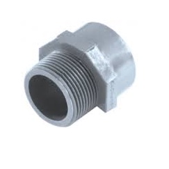 MĂNG SÔNG REN NGOÀI 27/ ĐẦU NỐI REN NGOÀI SIZE 27 MM- PVC NHỰA TIỀN PHONG PN10