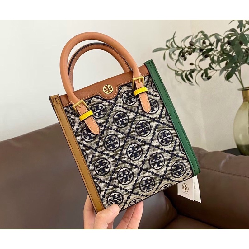 Túi tory burch colorblock monogram