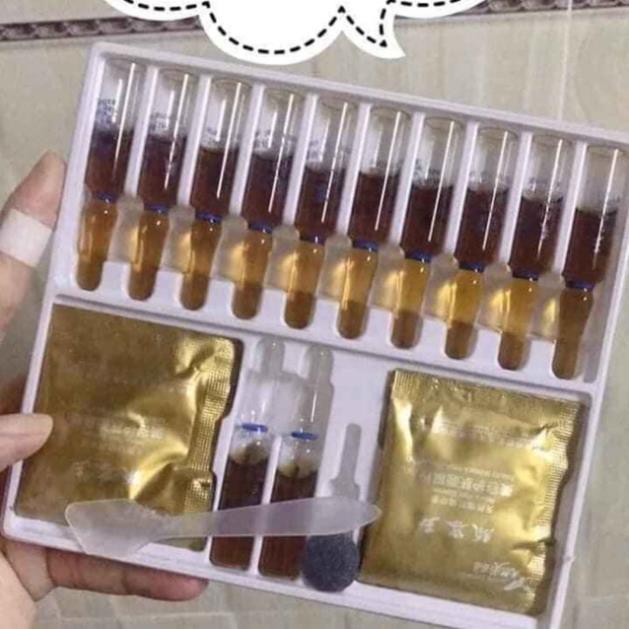 💞FREESHIP💞 Mặt nạ thuốc Bắc cao cấp hoàng cung hộp 36 ống tác dụng dưỡng trắng mịn đàn hồi trẻ hóa da mờ nám tàn nhang